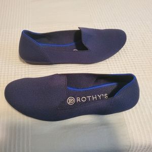 Rothys loafer, navy, size 7 1/2